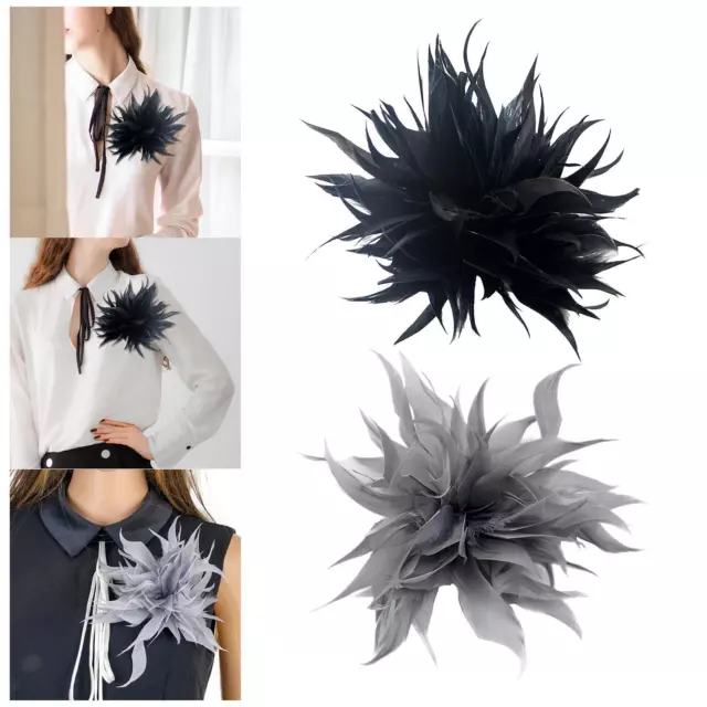 2 Spille Con Piume Da Donna, Decorazione Per Matrimonio, Halloween