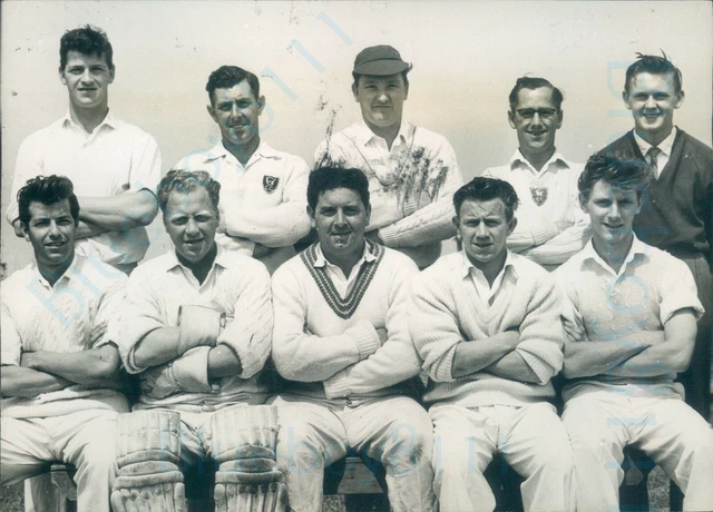 1962 Amateur Cricket Gasworkers team Fleetwood league Press photo 6.5*3.5"