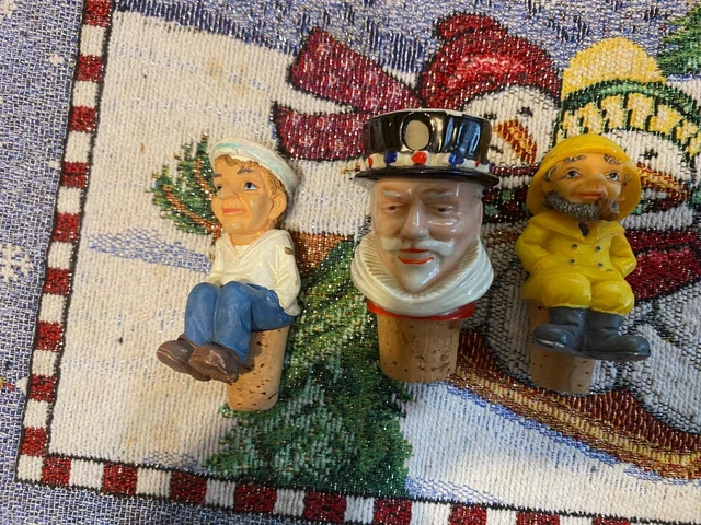 Beefeater Gin Ceramic Bottle Pourer Stopper WADE England Bottle Topper with 2 ot