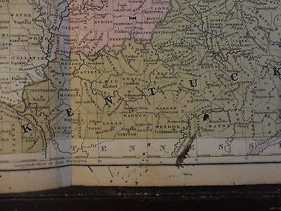 1850 Hand Colored Engraved Map of the Chief Part of the Western States 3