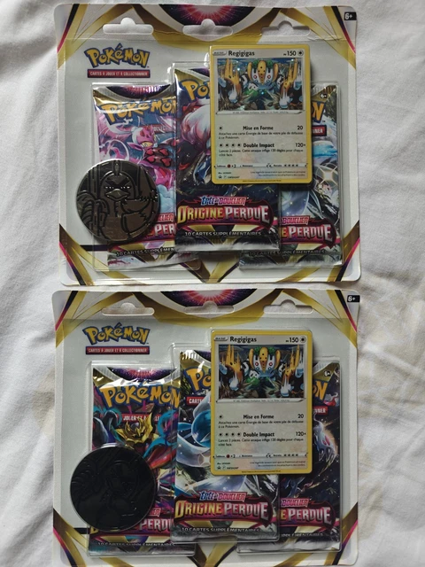 BOOSTER POKEMON SOUS Blister Origine Perdue Art Set De 4 Neuf & Scelle