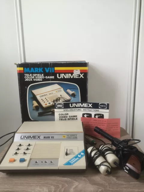 Console Mark VII – Unimex – Retrogaming – Vintage Année 70 – Pong TV Vidéo Game