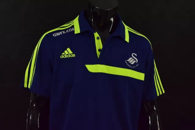 2013–14 adidas Swansea City AFC TIRO POLO Shirt GRÖSSE L (Erwachsene),...