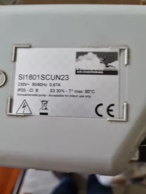 SI1801SCUN23  Ac Condensation Pump