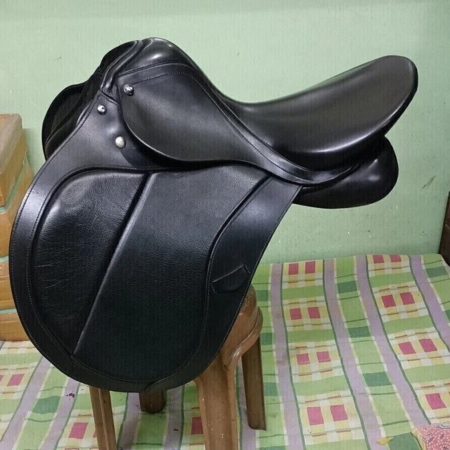 Selle De Dressage Laser Contour Master - Cuir Marron - Taille 18 Pouces