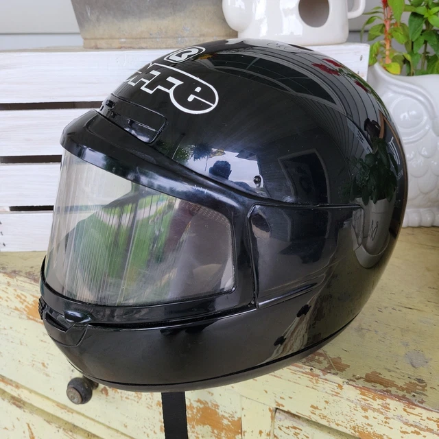 VTG BIEFFE MOTORCYCLE Snowmobile Helmet All Black Full Face Flip Shield Vented EUR 19,54