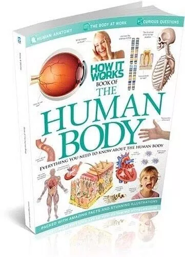 How it Works Book of The Human Body by Imagine Publishing Book The Cheap Fast