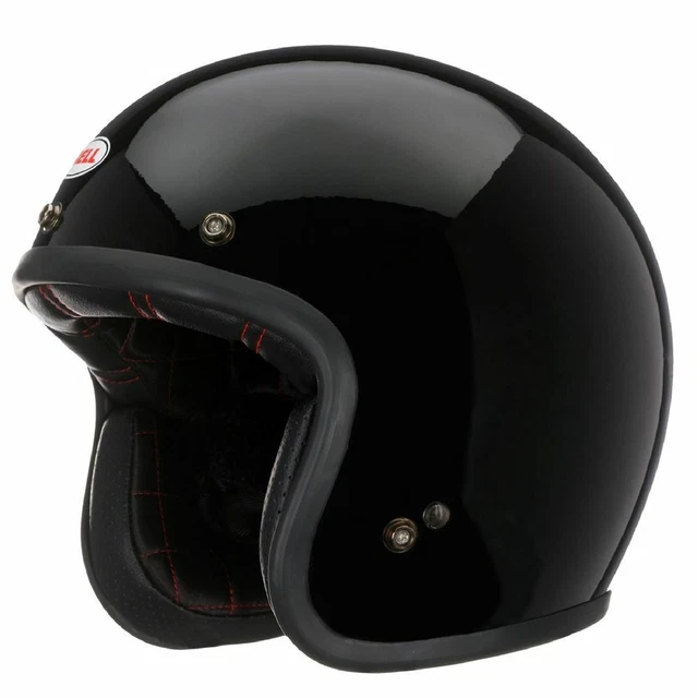 BELL CUSTOM 500 3/4 Open Face DOT Motorcycle Street Cruiser ...