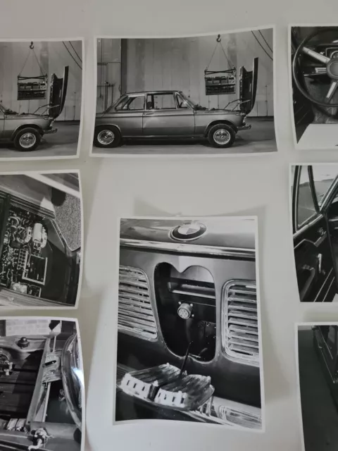 BMW 1500 Elektroauto - Konvolut Pressefotos Einzelstück- Oldtimer Sammler(AU636) 3