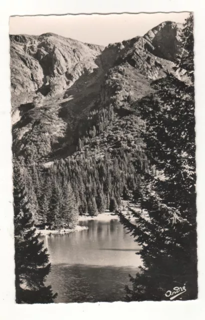 CPSM 38 - PAYSAGES ALPESTRES : LAC DE HAUTE MONTAGNE (ISÈRE) ÉCRITE - Format CPA