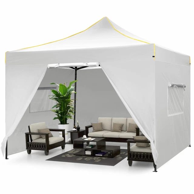 Pavillon 3x3M Gartenzelt Falt Pavillion Wasserdicht Partyzelt Bierzelt UV-Schutz