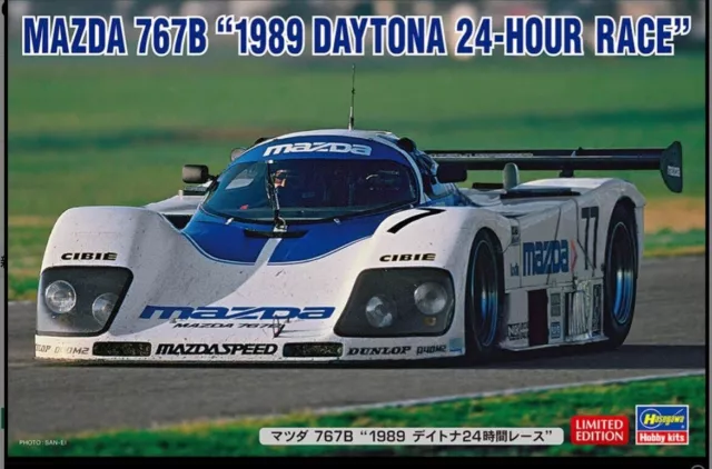 Hasegawa 1:24 Mazda 767B 1989 Daytona 24-Stunden-Rennen...