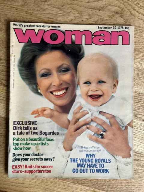 Woman Magazine September 1978 Princess Anne