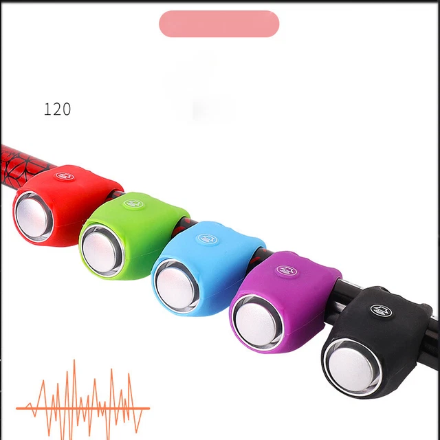 120dB Bicicletta Campanello Elettrico Bici Clacson 5 Modalà MTB Mountain Bicicletta Avvertimento Anello Di Sicurezza Corno Scooter Accessori Bici Campanello Forte