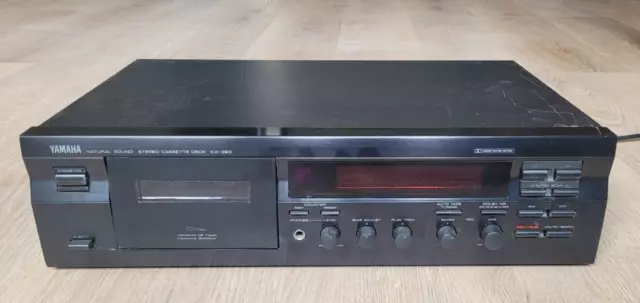 Yamaha KX-393 Tape Schwarz Kassettendeck Top