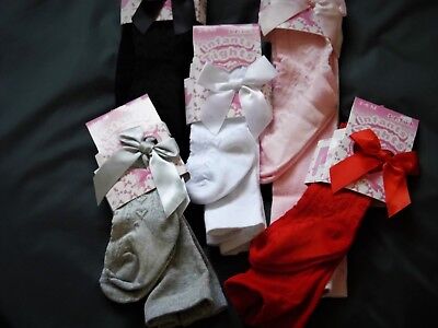 Baby , Toddler & Girl   Bow  Tights With Heart Pattern  Various  Sizes