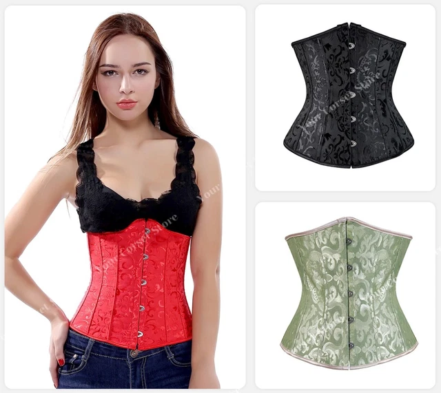 Bustino Sexy Donna Corsetto Gotico Burlesque Donna Bustino Sexy