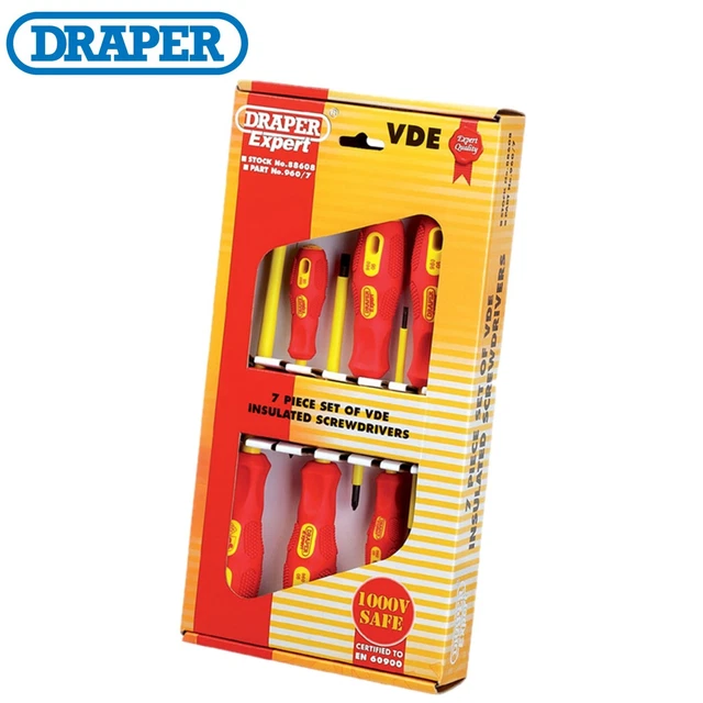Draper 88608 7 Piece VDE Screwdriver Set