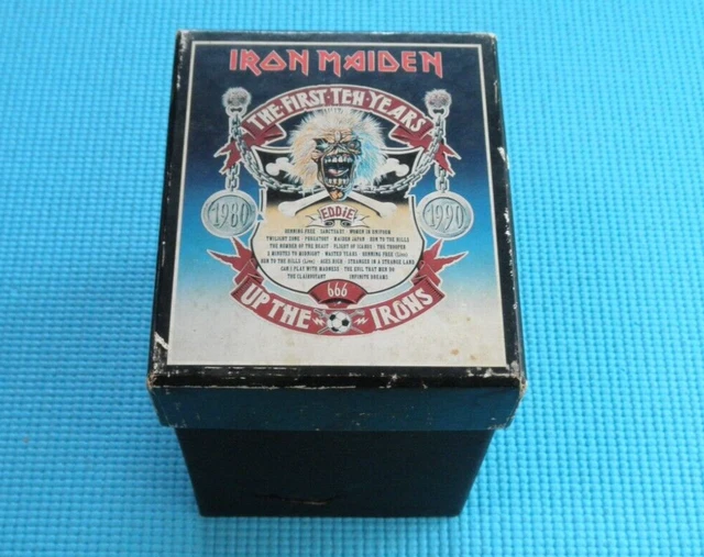 IRON MAIDEN 10CD BOX The First Ten Years w/Voucher UK CDIRN1/10 215.