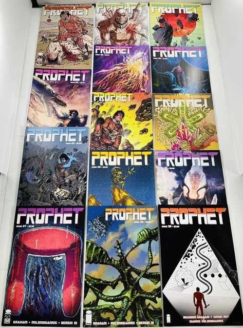 Lot Of 27 Prophet #21-45 / Earth War 1-5 Runs + 1 Shot Image 2012 Brandon Graham