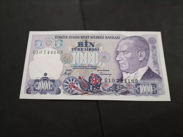 Turkey 1000 Lira 1984 UNC