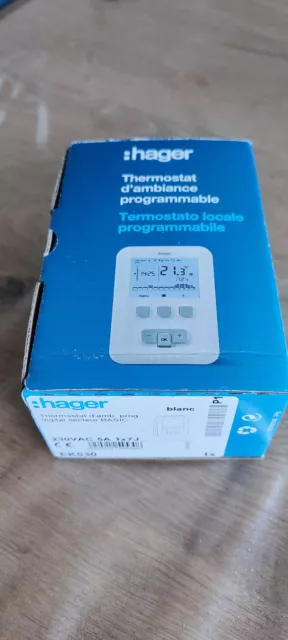 thermostat d'ambiance hager EK530 neuf