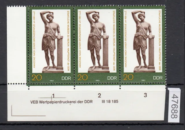 DDR 1983, Mich.-Nr.: 2791  ** DV   Eckrand