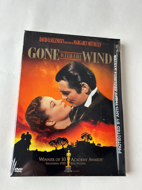 Gone With The Wind DVD 1939 Clark Gable Vivien Leigh New Snapcase