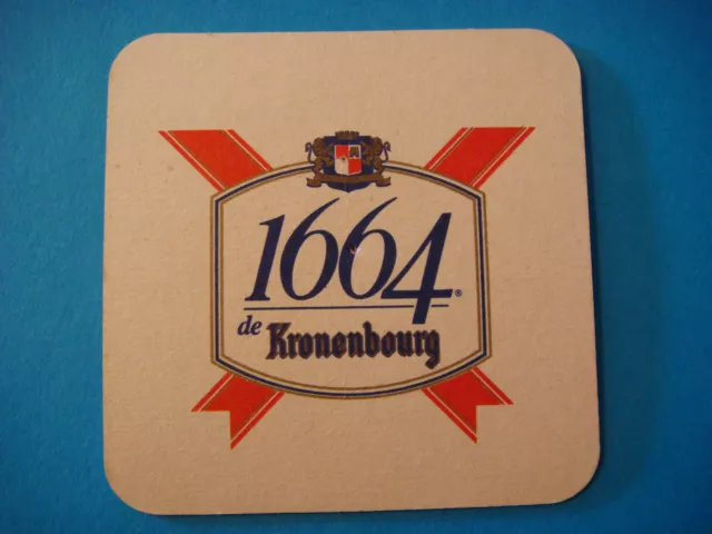 Bière dessous de Verre ~ Kronenbourg Brassière 1664 Supplémentaires Seulement