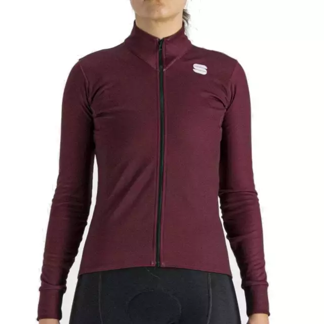 Maglia Sportful KELLY W THERMAL Donna Manica Lunga  - Colore Bordeaux