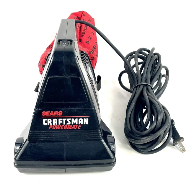 Craftsman Vintage Sears Powermate Hand Vacuum Model No 208.17840 Rare Bag-less Craftsman Vintage Sears Powermate Hand Vacuum Model No 208.17840 Rare Bag-less