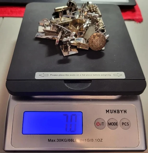 Sterling Silver 7oz .925 Sterling Silver Scrap LOT  7 ounces (198.44 grams)
