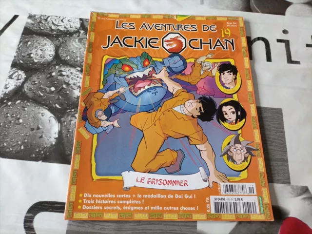 Revue LES AVENTURES DE JACKIE CHAN n° 19 . Sans carte et médaillon