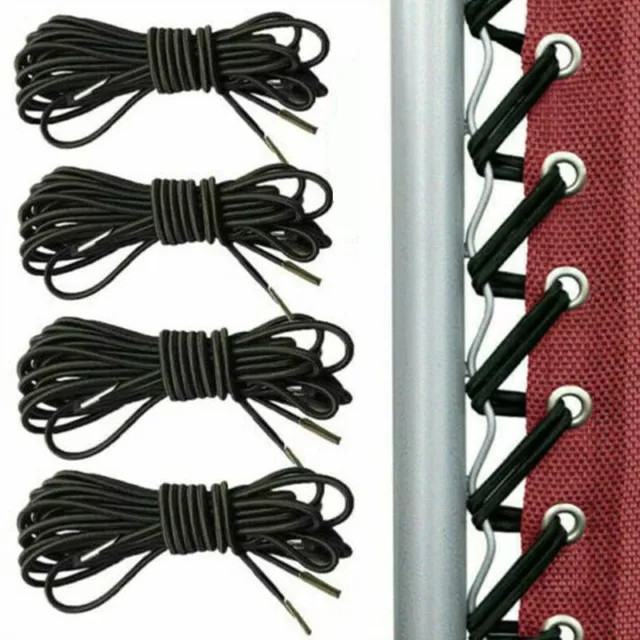 4X Ropes Chairs For Recliner Sun Lounger Summer Garden Elastic Cord Zero Gravity