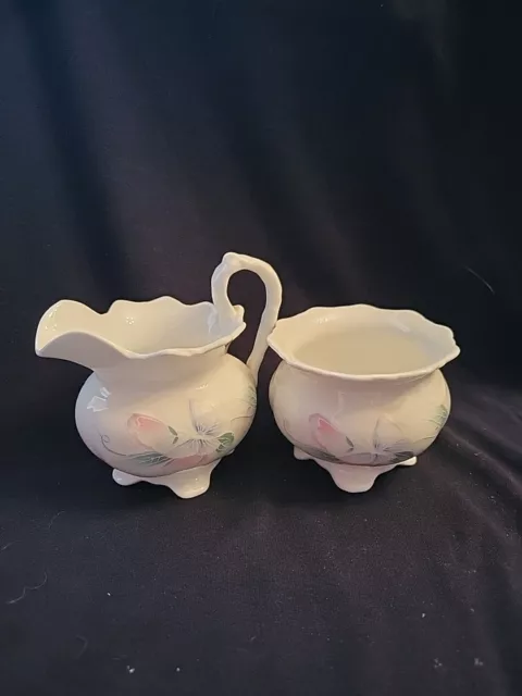 Aynsley China Little Sweetheart Milk Jug And Sugar Bowl No Chips Or Cracks