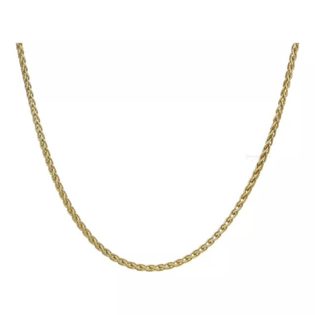 Goldkette 585 Zopfmuster für Damen, Second Hand, getragen