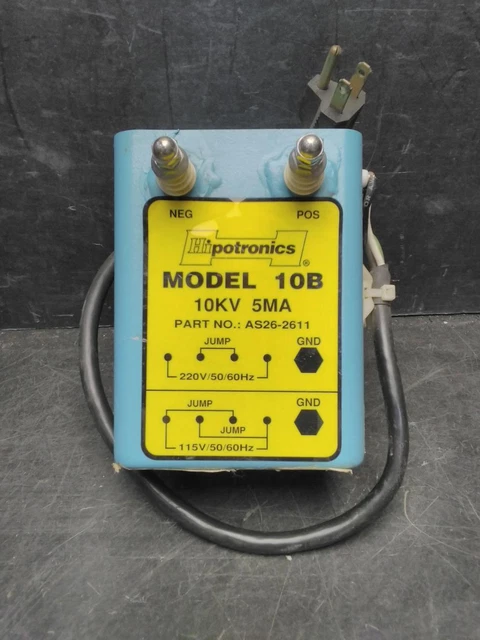 Hipotronics Model: 10B 10KV 5MA PN:AS26-2611 (78-241-10)