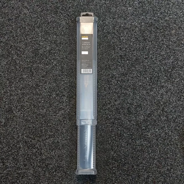 Halfords Advanced Torque Wrench 1/2" Drive Model 200 40 to 200N.m