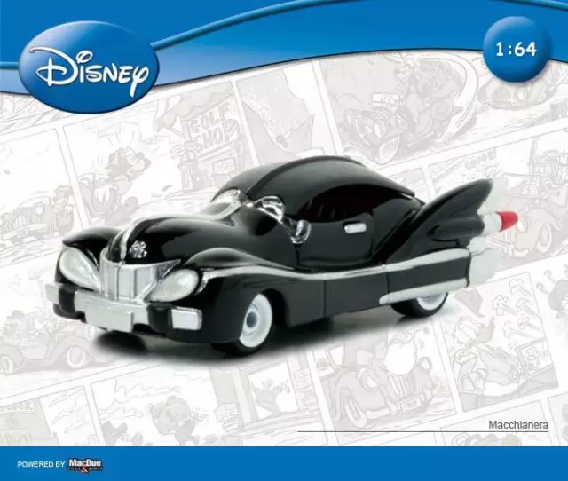 Motorama Disney 1:64 Auto Topolino MACCHIA NERA in Metallo