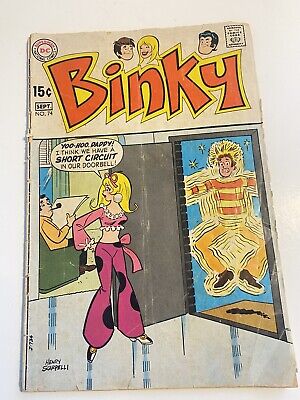 (Formerly Leave It To) Binky Comic Book #74, DC Comics 1970 poor grade