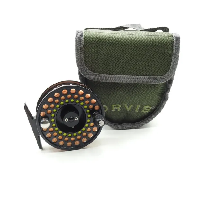 ORVIS BATTENKILL MID Arbor III Black Adjustable Drag Fly Fishing Reel In  Case $79.00 - PicClick