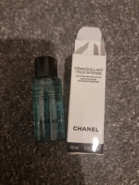 AUTHENTIC CHANEL DEMAQUILLANT Yeux Intense Eye Makeup Remover 10ml £5.00 -  PicClick UK