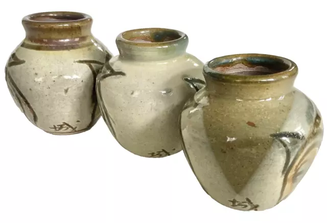 Small Fish Trinity Vases Set 3 Handmade Ceramics Ancient Greek Pottery Pisces 2