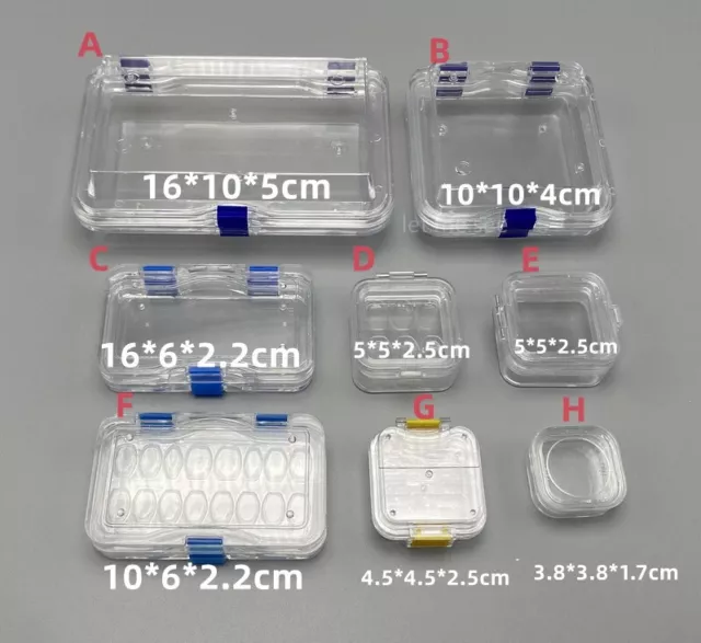 Hinged Display Jewelry Box Membrane Case Denture False Inlay Teeth Fragile 1pc