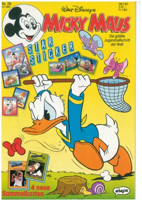 Micky Maus Heft Nr. 48-1990 mit Beilage ungelesen Z 0-1/1(( M102