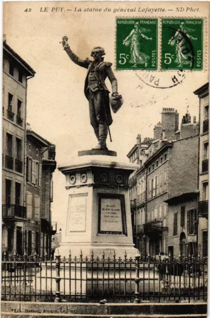 CPA Le PUY - La statue du genersl LAFAYETTE (589019)