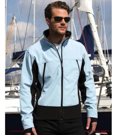 Result Windproof Waterproof Warm Fleece Softshell Mens Work Jacket RRP £45 R120X
