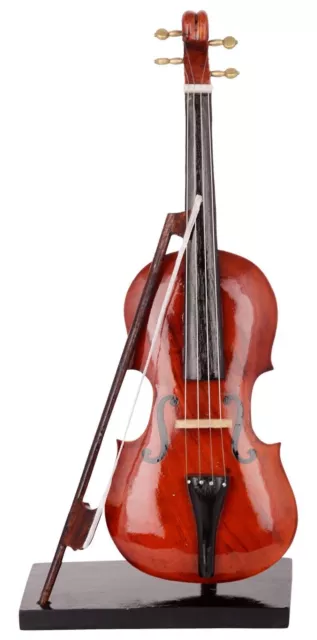 Piezas de exhibición de madera, instrumento musical decorativo, violín en...