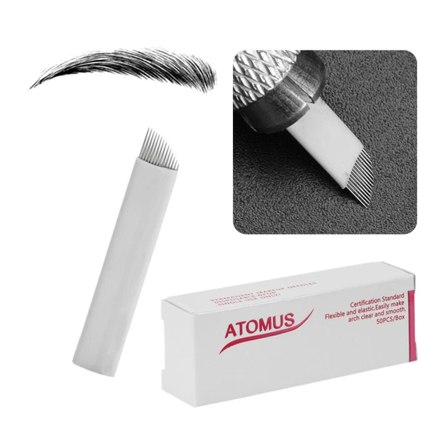 50 Pcs 14 Sloped Eyebrow Set Eyebrow 10