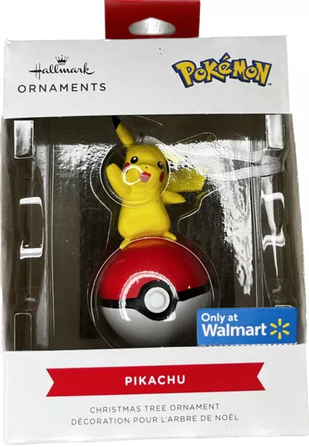 Hallmark Ornament Pokemon Pikachu on Poke Ball 2022  Christmas